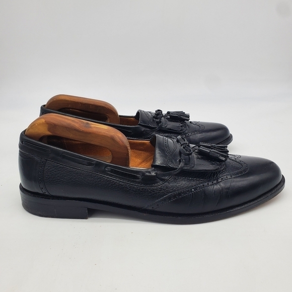 Johnston & Murphy Cellini Kiltie Tassel Loafers Men 11M Dress Shoes Black main image 4